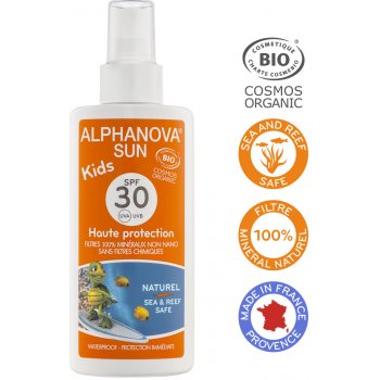 Alphanova Sun Bio Kids opalovací spray SPF30 125 ml