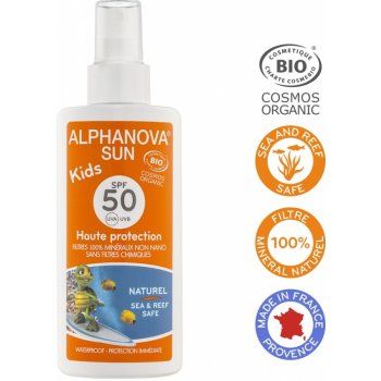 Alphanova Sun Bio Kids opalovací spray SPF50 125 ml