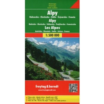 Alpy mapa Freytag 1:500t