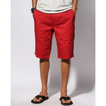 Altamont Davis Slim short red plátěné kraťasy