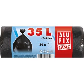 Alufix Sáček do koše 35 l 8 μm 30 ks černý