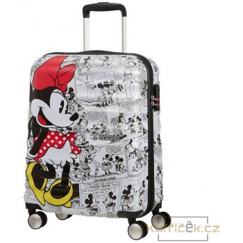 American Tourister Wavebreaker Disney Spinner Minnie Comics White 36 l