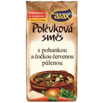 ARAX Polévková směs s čočkou červenou a pohankou 160 g