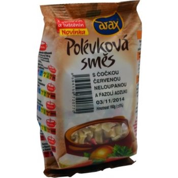 Arax Polévková směs s čočkou červenou neloupanou a fazolí adzuki 160g