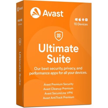 Avast Ultimate 10 lic. 3 roky AUD.10.36M