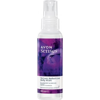 Avon Naturals tělový sprej s vůní orchideje a borůvky 100 ml