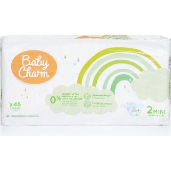 Baby Charm Super Dry Flex 2 Mini 4-8 kg 46 ks