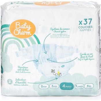 Baby Charm Super Dry Flex 4 Maxi 9-14 kg 37 ks