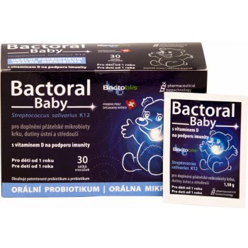 Bactoral Baby s vitamínem D 30 sáčků