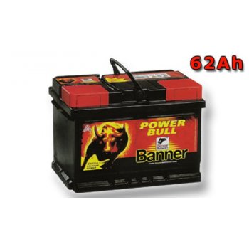 Banner Power Bull 12V 62Ah 550A P62 19