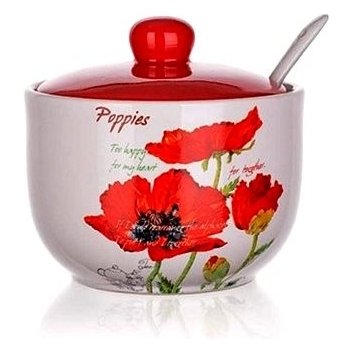 BANQUET Cukřenka se lžičkou Red Poppy OK 60ZF1168RP