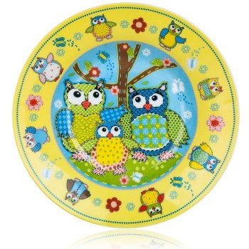 Banquet Talíř dětský keramika OWLS 20 cm