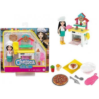 Barbie Chelsea s doplňky herní set Pizzařka