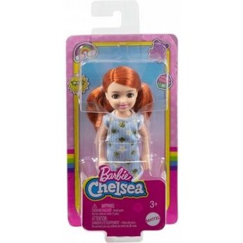 Barbie Club Chelsea Mini Girl Doll Red Hair And Blue Sandals