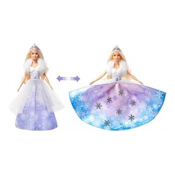 Barbie Dreamtopia sněhová princezna s proměnou