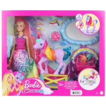 Barbie PRINCEZNA A DUHOVÝ JEDNOROŽEC HERNÍ SET