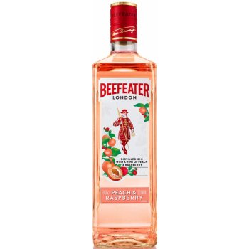 Beefeater Peach & Raspberry 37,5% 0,7 l (holá láhev)