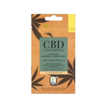 Bielenda CBD Cannabidiol pleťová maska pro smíšenou pleť 8 g