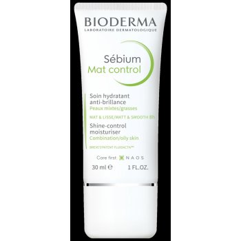 Bioderma Sébium Mat Control lehký hydratační krém proti lesknutí pleti a rozšířeným pórům Mattifies Tightens the Pores Instant Corrector 30 ml