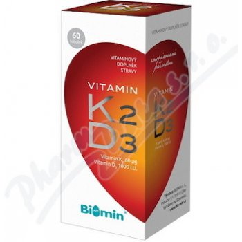 Biomin Vitamin K2 + Vitamin D3 60 kapslí