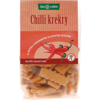 BioNebio Chilli krekry s olivovým olejem Bio 130 g