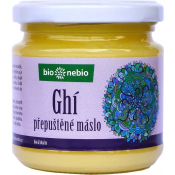 BioNebio přepuštěné Máslo Ghí Bio 210 ml