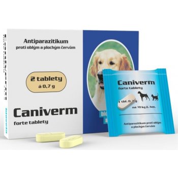 Bioveta Caniverm forte 0,7 g 2 tbl