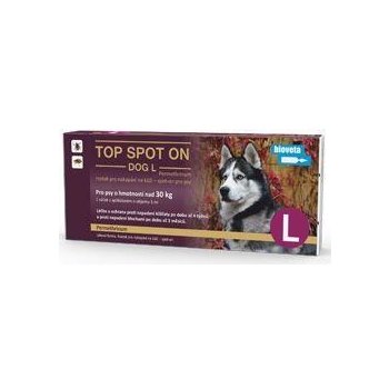 Bioveta Top Spot-on Dog L nad 30 kg 1 x 3 ml