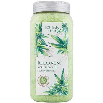 Bohemia Cosmetics Cannabis Regenerační koupelová sůl s konopným olejem 900 g