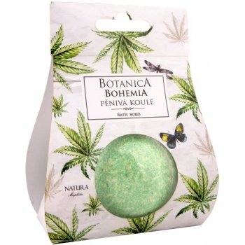 Bohemia Gifts Botanica Konopný olej šumivá pěnivá koule v odnosném obalu 100 g