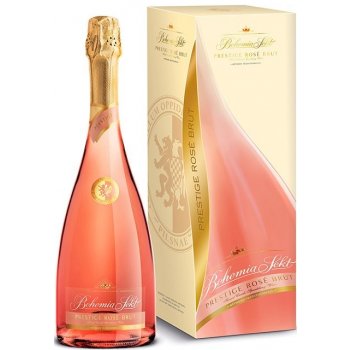 Bohemia Sekt Prestige Rosé Brut Jakostní růžové 12,5% 0,75 l (karton)