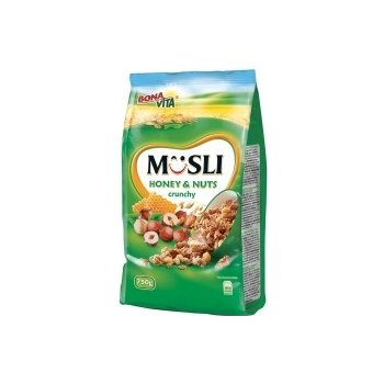 BonaVita Müsli s medem a ořechy 750 g