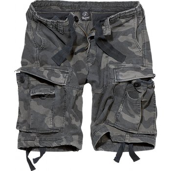 Brandit vintage shorts tmavě maskáčová kraťasy