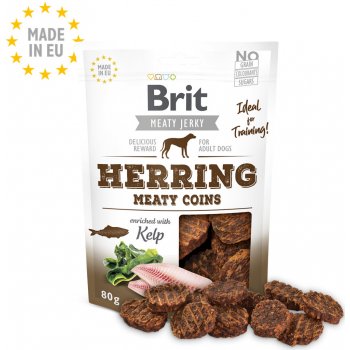 Brit Jerky Herring Meaty Coins 80 g