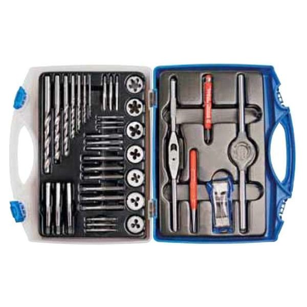 Bučovice Tools 360 120 HOBBY sada závitořezných nástrojů M 3-Hobby, HSS (M3 - M12)