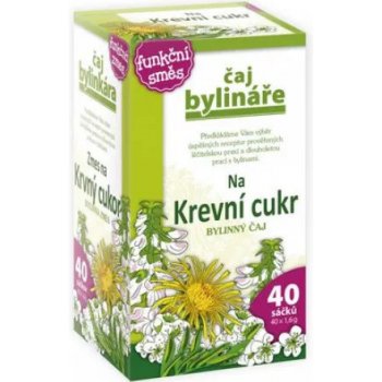 Bylinář Čaj e Na krevní cukr čaj 40 x 1,6 g