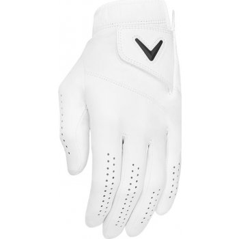 Callaway Tour Authentic Mens Golf Glove Bílá Levá M