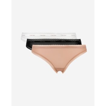 Calvin Klein 3PACK dámská tanga vícebarevné QD3802E FIY