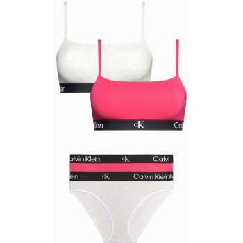 Calvin Klein Dámská sportovní podprsenka 2Pack a Kalhotky 2Pack