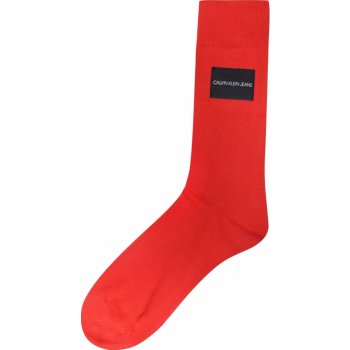 Calvin Klein Logo Socks Mens Crimson Red