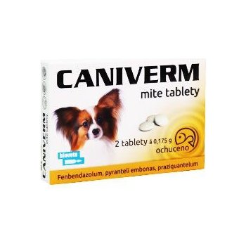 Caniverm mite tbl 2 x 0,175 g