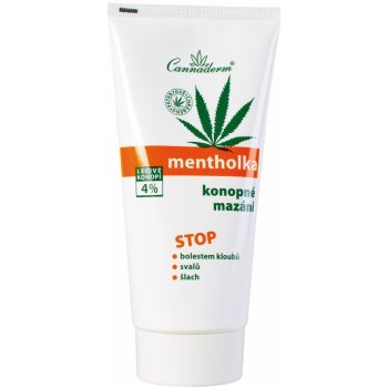 Cannaderm Mentolka konopné mazání 200 ml