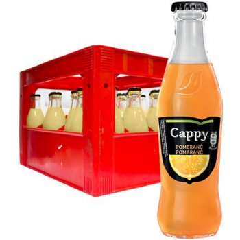 Cappy Pomeranč vratné sklo 24 x 250 ml