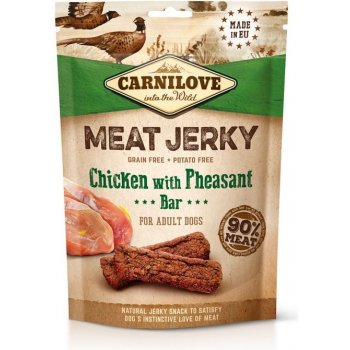 Carnilove Jerky Chicken with Pheasant Bar 100 g