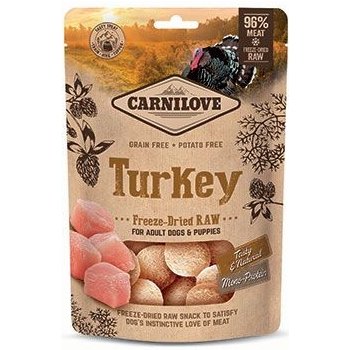 Carnilove Raw Freeze Dried Snacks Turkey 60 g