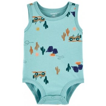 CARTER'S Body bez rukávů Blue Jeep kluk