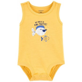 CARTER'S Body bez rukávů Yellow Fish kluk