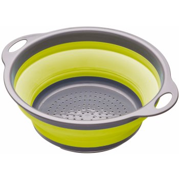 Cedník KitchenCraft 24 cm, skládací zelený CWGCOLGRN