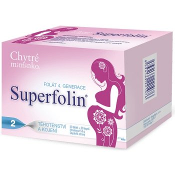 Chytré miminko Superfolin 2 Mama 30 tablet + 30 kapslí