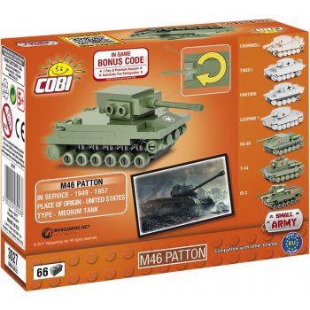 Cobi 3027 World of Tanks Nano Tank M46 Patton 66 k